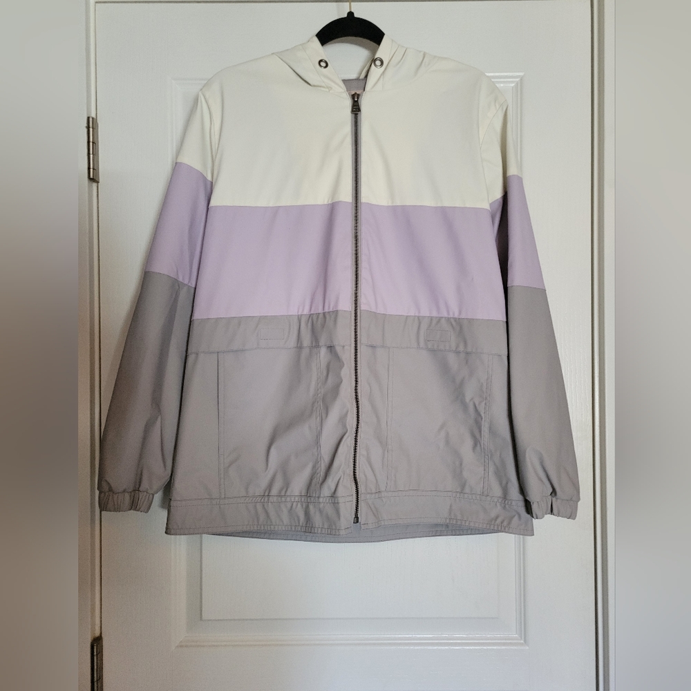 Weatherproof Vintage Lavender Color Block Jacket